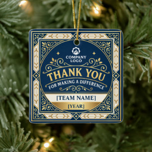 Employee Appreciation Ornament Team Thank You