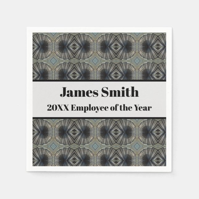 Employee Appreciation Professional Recognition Napkins (Front)