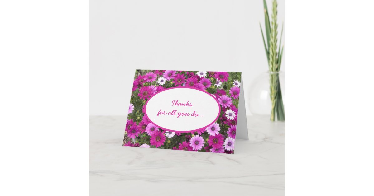 Employee Appreciation Thank You Card | Zazzle.com