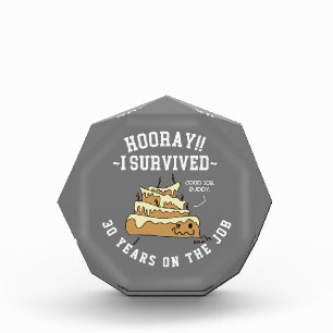 Employee Appreciation Work Anniversary Acrylic Award