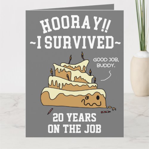 Employee Appreciation Work Anniversary Card