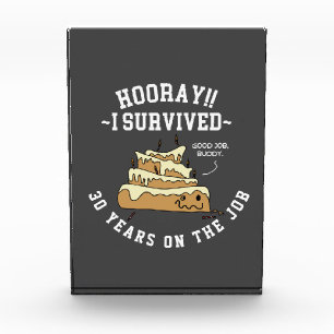 Employee Appreciation Work Anniversary Custom Acrylic Award