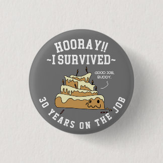 Employee Appreciation Work Anniversary Custom Button