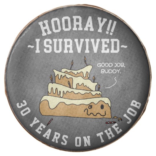 Employee Appreciation Work Anniversary Custom Chocolate Covered Oreo (Front)