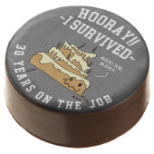 Employee Appreciation Work Anniversary Custom Chocolate Covered Oreo (Angled)