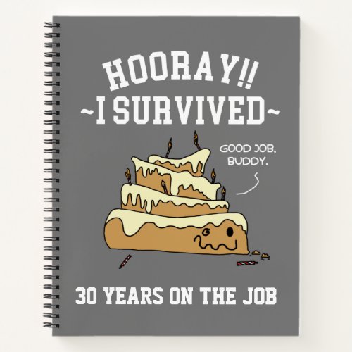 Employee Appreciation Work Anniversary Custom Notebook