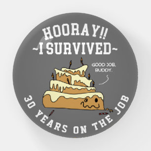 Employee Appreciation Work Anniversary Custom Paperweight