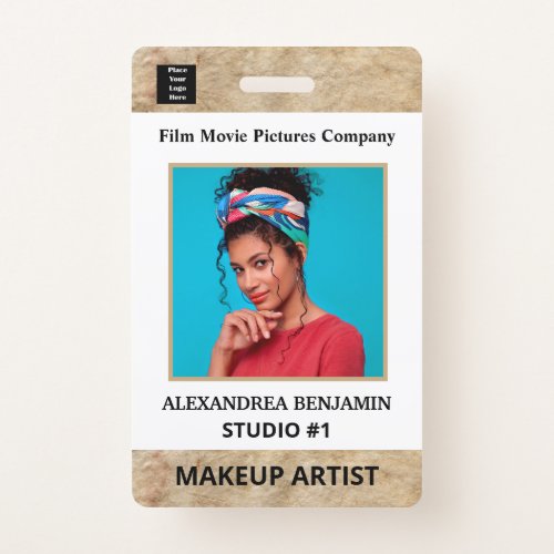  Employee Artist Photo Id Card Logo Custom Badge