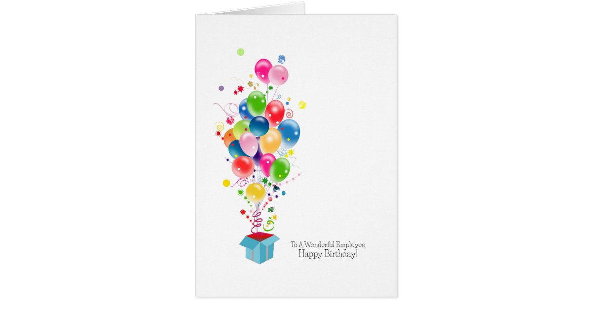 employee birthday cards