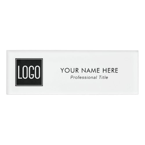 Employee Business Logo Name Tag