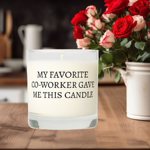Employee Co-worker Gift Scented Candle