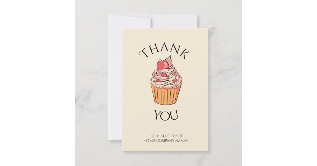 Employee Colleague Boss Workplace Appreciation Thank You Card | Zazzle
