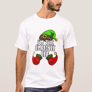 Employee Elf Matching Family Group Christmas Party T-Shirt