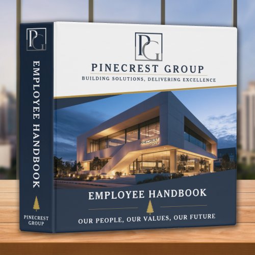Employee Handbook 3 Ring Binder