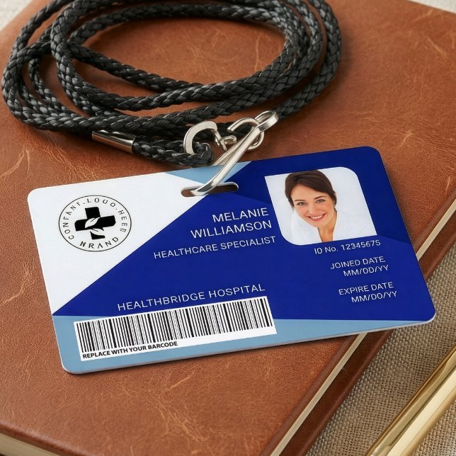 Employee Hospital Medical Healthcare Photo ID Logo Badge (Employee Hospital Medical Healthcare Photo ID Logo Badge)