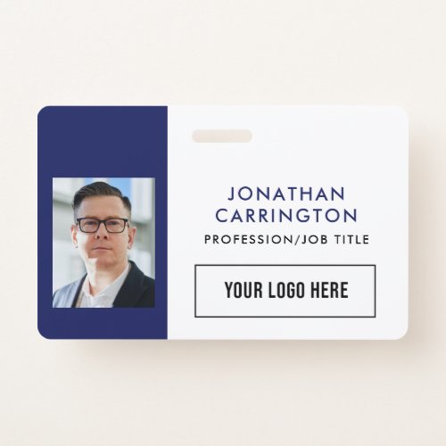 Employee ID Custom Photo Logo Badge