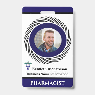 Employee ID Identification Card Photo Custom Badge