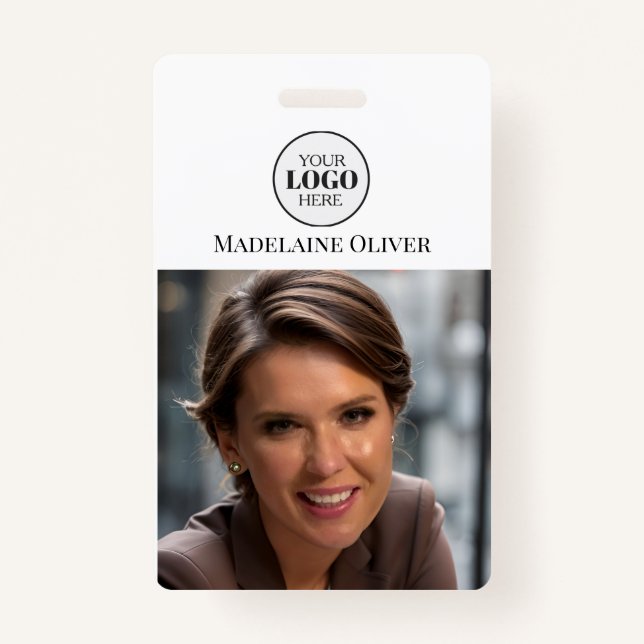 Employee ID Photo Badge (Front)