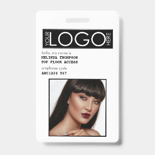 Employee ID Photo Company Identification  Badge