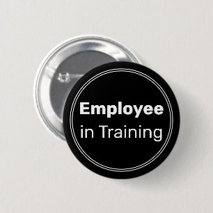 Employee in Training Business Black Button
