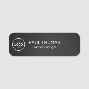 Employee Job Title Modern Professional Magnetic Name Tag