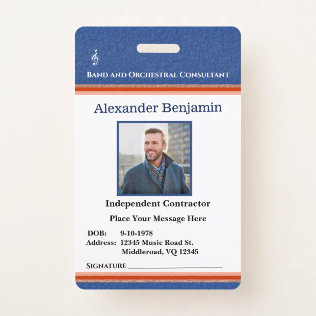 Employee Logo Photo ID Name Custom Badge | Zazzle