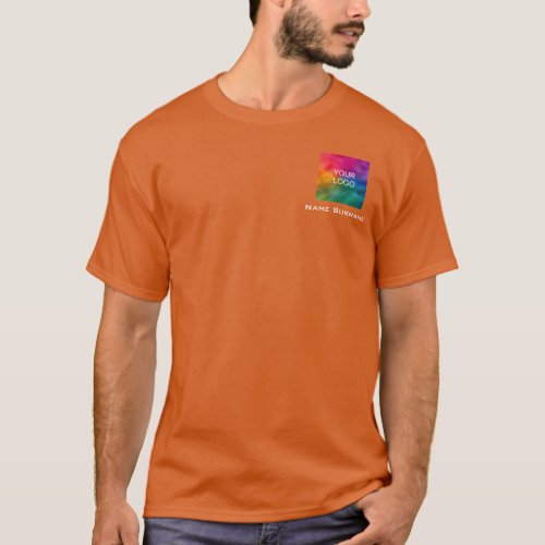Employee Mens Business Promotional Your Logo Here T_Shirt