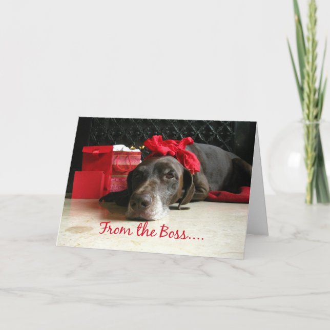 Employee  Merry Christmas card (Front)