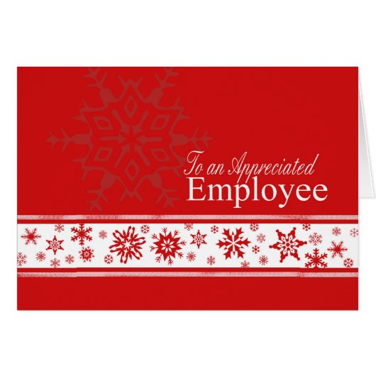 Employee Merry Christmas card (Front Horizontal)