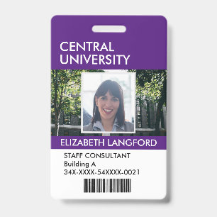 Employee Name Badge   Custom Logo and Color