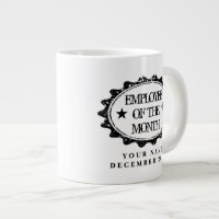 Employee of month extra large coffee mug gift