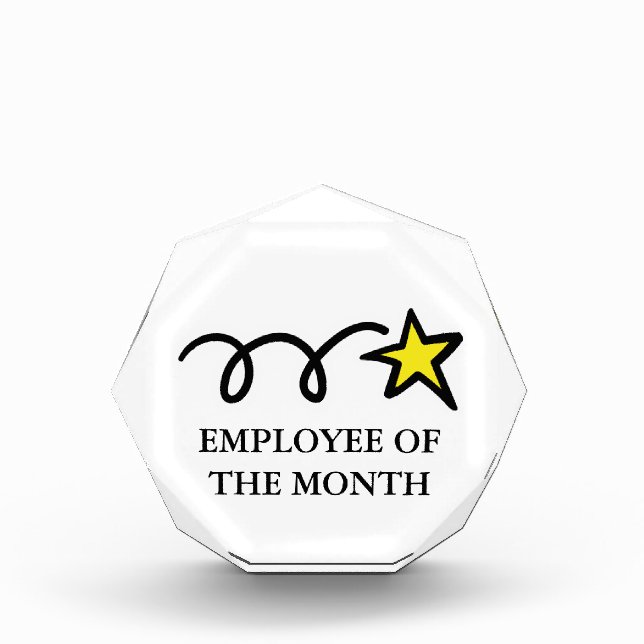 Employee of the month award for appreciation (Front)