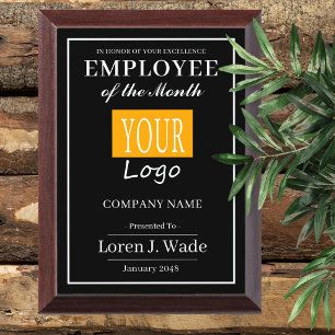 Employee of the Month Award Photo Plaque