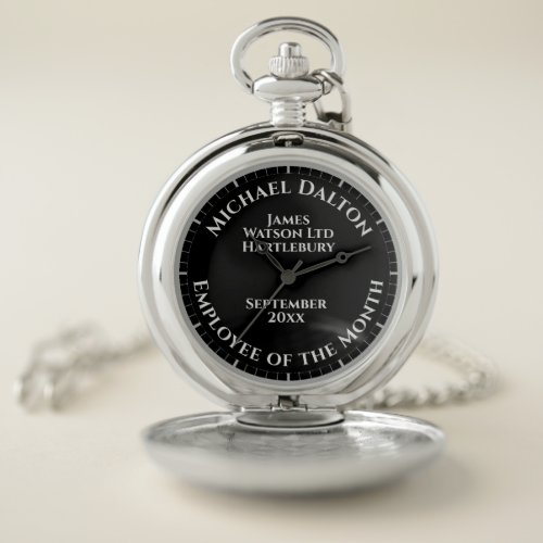 Employee of the Month Award Pocket Watch