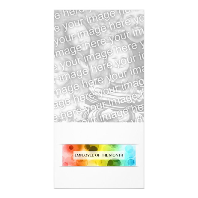 employee of the month (bokeh) card (Front)