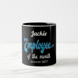 Employee of The Month Business Appreciation  Two-Tone Coffee Mug
