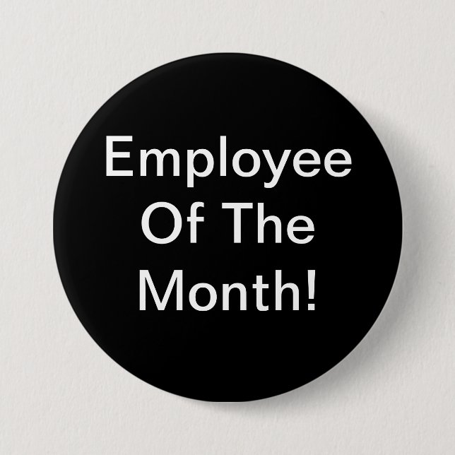 Employee Of The Month Button (Front)