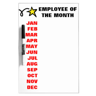 appreciation employee dry erase presentation boards message boards employee of the month presentation