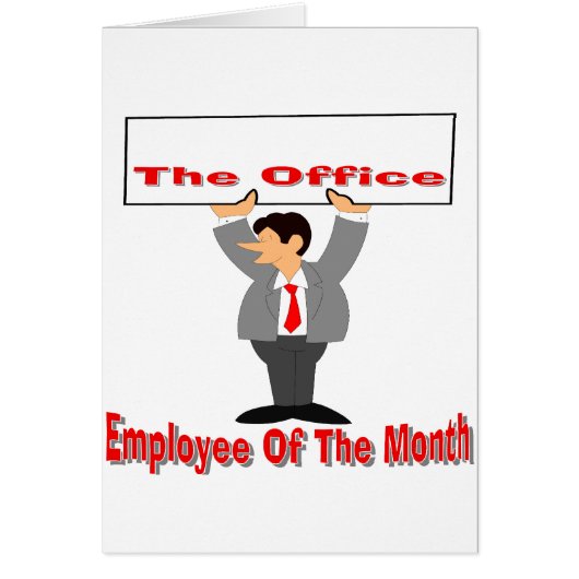 Employee Of The Month Cards (Front)