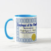 Employee of the Month Certificate Mug (Left)