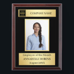 Employee of the Month Company Logo Award Plaque<br><div class="desc">Employee of the Month Company Logo Award Plaque</div>