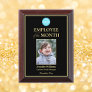 Employee of the Month Company Logo Photo Gold Award Plaque