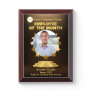 Employee of the Month custom Photo | Golden stars Award Plaque