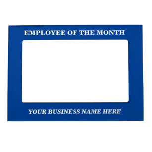 Employee of the month custom picture frame magnet