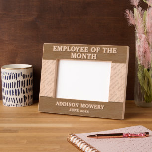 Employee of the Month Engraved Frames