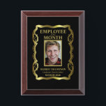 Employee of The Month Gold and Black Framed Award Plaque<br><div class="desc">Employee of The Month Gold and Black Framed Award Plaque</div>