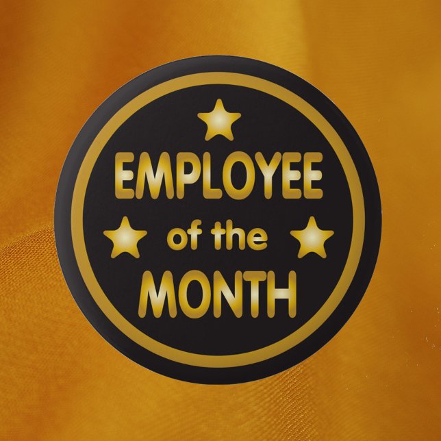 Employee of the Month Gold Stars Button (Creator Uploaded)