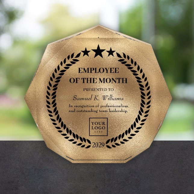 Employee Of The Month Gold Trophy Recognition Acrylic Award (Employee Of The Month Gold Trophy Recognition Acrylic Award
)