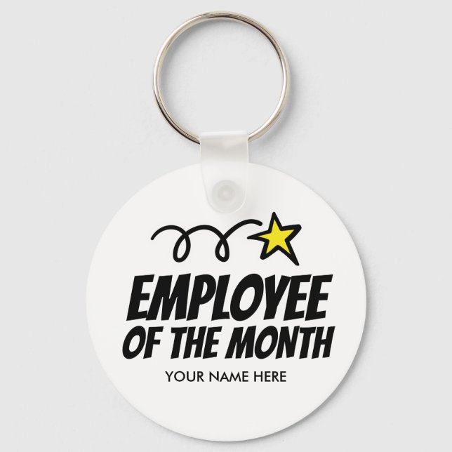Employee of the month keychains (Front)