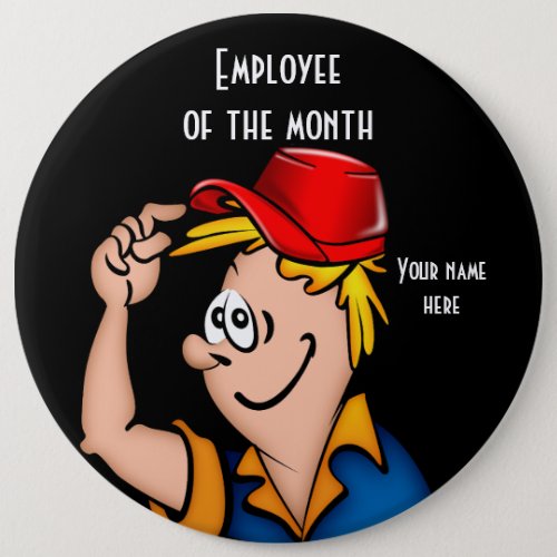 Employee Of The Month M Round Button